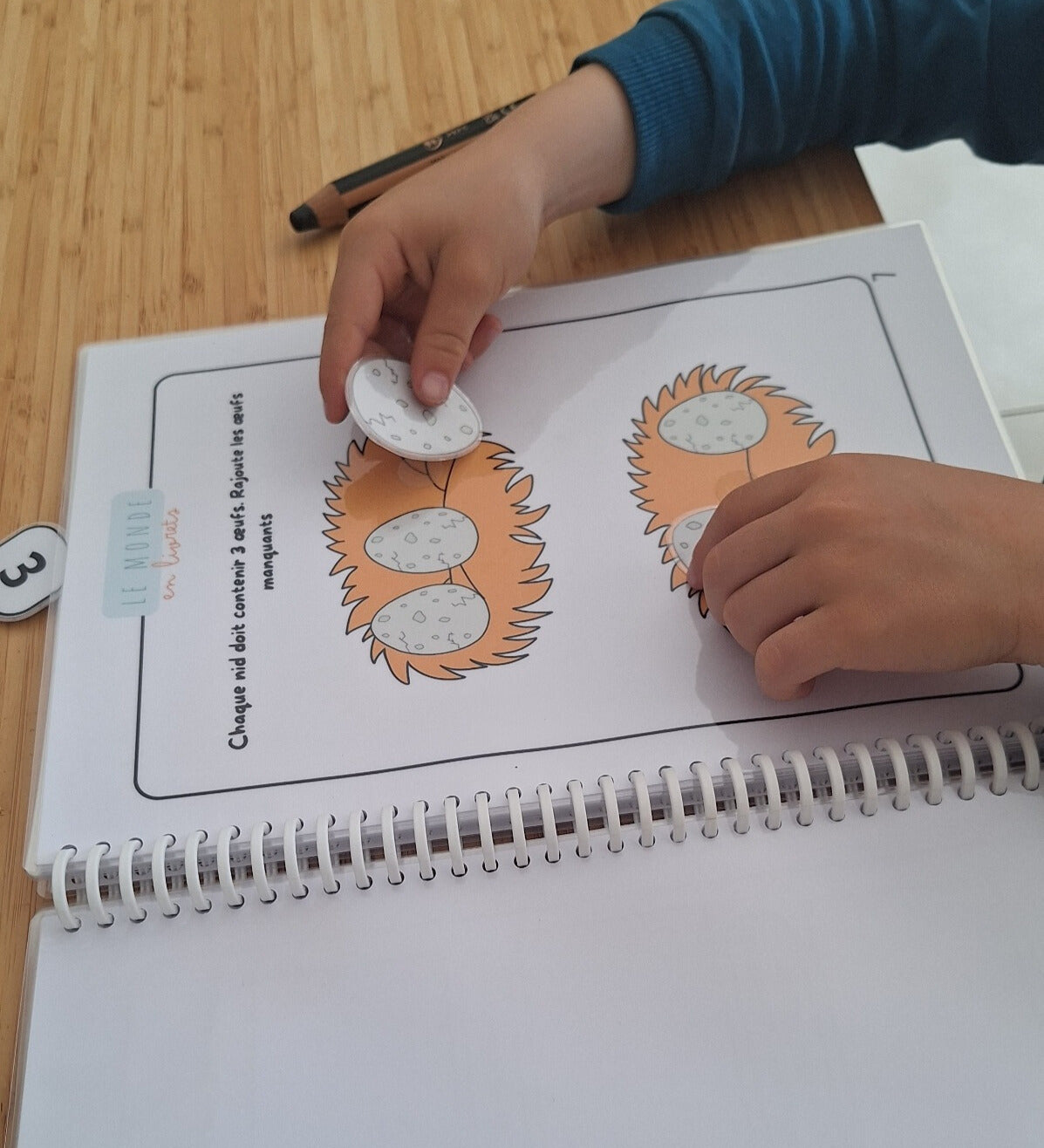 Image du livret d'activite sur le theme du dinosaure 